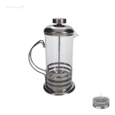 Imagem de Cafeteira Prensa Francesa 350ml Inox Café Cremoso Leite Chá Cremeira C