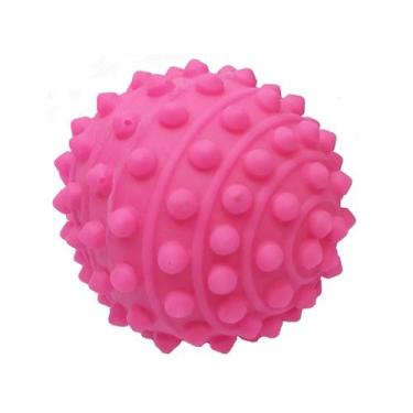 Imagem de Brinquedo Luna Bola Cravo 64mm - para Cachorro, Rosa