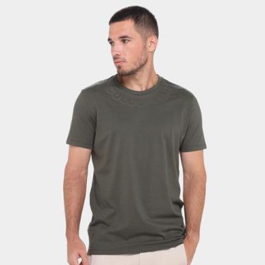 Imagem de Camiseta Colcci Casual Masculina, Verde, P