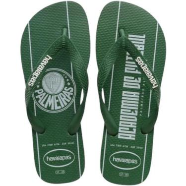 Imagem de Chinelo Havaianas Top Palmeiras Times Serie A - Original, Verde, 37/38