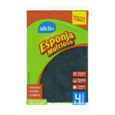 Imagem de Esponja multiuso alklin  pcte c/ 4 unidades