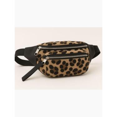 Imagem de Pochete Feminino ABC Bags 2200, Marrom