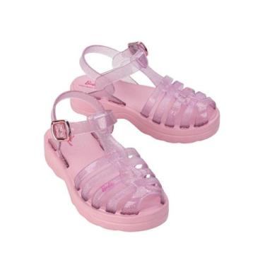 Imagem de Sandália Plataforma Infantil Barbie Trendy, Rosa, 29