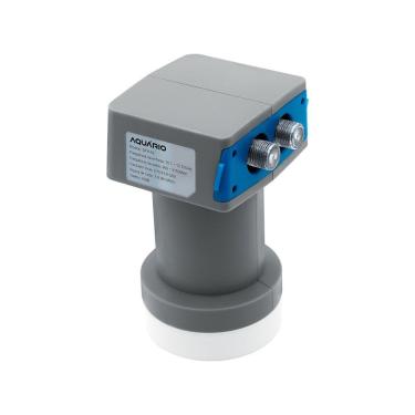 Imagem de Lnbf Universal Banda Ku Dupla Aquário DHT-02 para Recepção de Sinal com Frequência de Entrada 10.7~12.75GHz