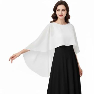 Imagem de Echarpe Feminina Elegante em Chiffon Leve Festa Luxo Coral - - anjo da