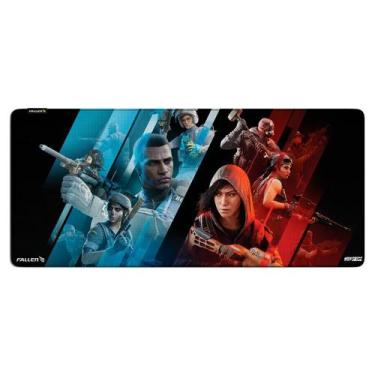Imagem de Mousepad Gamer Fallen Rainbow6, Speed+ Estendido 900x400mm - MP-R6-SM-