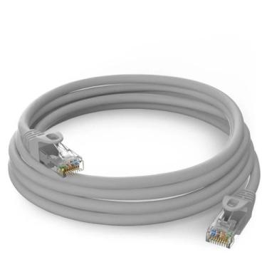 Imagem de Cabo Rede Patch Cord Rj45 Cat6 Cinza 50 Metros - WS