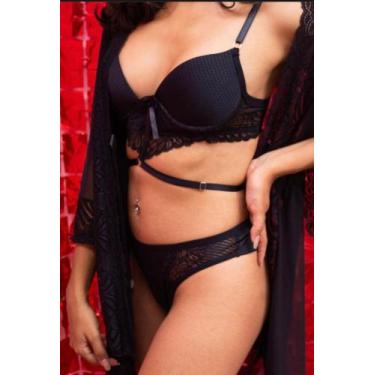 Imagem de Lingerie Laiza - Miss Ane Lingerie, Preto, G