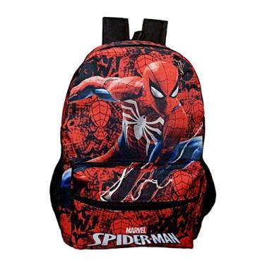 Imagem de Bolsa Mochila Homem Aranha de Costas Escolar Passeio e Viagem - EME