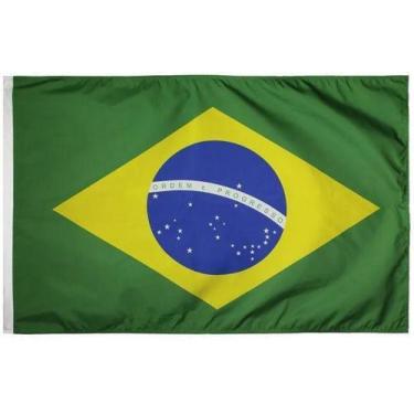 Imagem de Bandeira Do Brasil 3 Panos Dupla Face 192cm X 135cm - jc Bandeiras