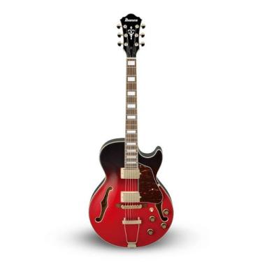 Imagem de Guitarra semi acústica ibanez ag-75g scg scarlet gradation