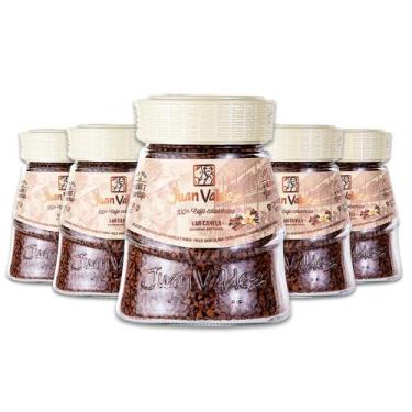 Imagem de Café Solúvel Vanicanela Juan Valdez Kit 5 Vidros de 95g