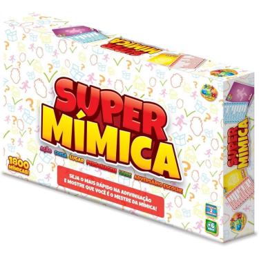 Imagem de Jogo de Tabuleiro Super Mimica com 1800 Mímicas para Grupos de Amigos e Família GGB Plast