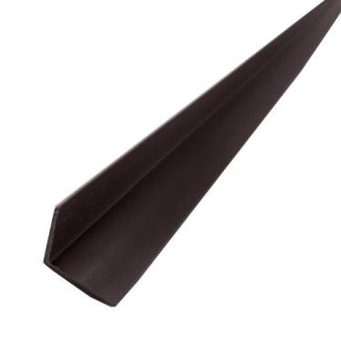 Imagem de Cantoneira L PVC Protetor de Canto 25x 5 Barra(s) - Marrom - Bariri