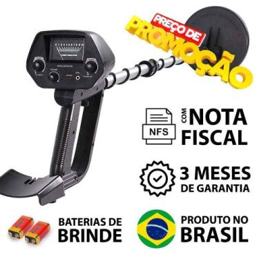 Imagem de Detector de Metal Ouro Prata Bronze Profissional MD4030 Envio Imediato