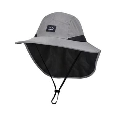 Imagem de Chapéu De Nylon Unissex Para Verão Com Aba Larga E Proteção Solar Para