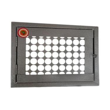 Imagem de Frente Hidrômetro Tela Moeda Com Porta Cadeado 50x40cm - Brassol