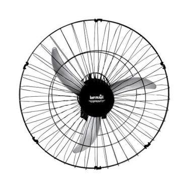Imagem de Ventilador de Parede Tufão Sprint 60cm M3 Preto Bivolt Lorensid - Lore