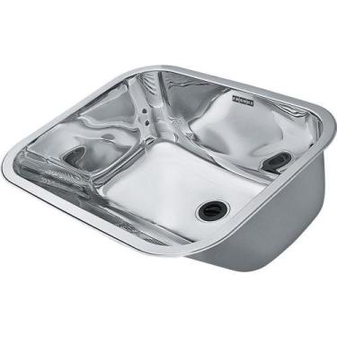 Imagem de Tanque Monobloco Alto Brilho Aço Inox 304 Sem Espelho Franke - 12856