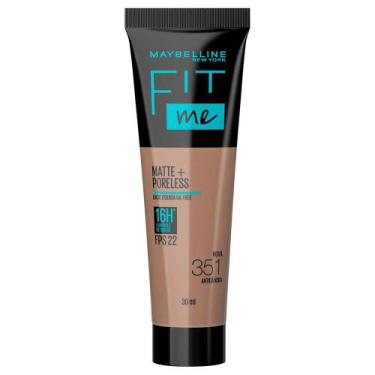 Imagem de Base Líquida Maybelline NY Fit Me Matte FPS22, 351