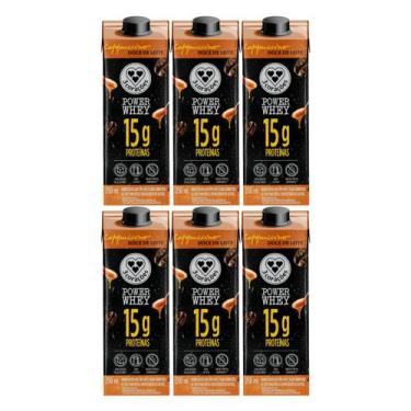 Imagem de Kit 6 cappuccino 15g proteina power doce de leite 250ml 3corações