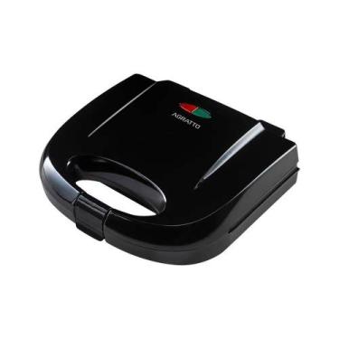 Imagem de Sanduicheira Agratto SA02 Black 220V Grill Elétrica, Preto, 220V