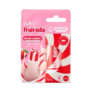 Imagem de Balm Labial Vermelho Morango com Creme Vult e Fruit tella 3,5g Hidrata