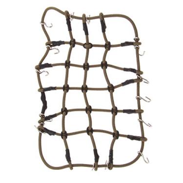 Imagem de Tongina Rede de Transporte de Bagagem RC com Gancho de Metal para Acessórios 1/8 1/10 RC para Carrinhos de Esteira - Verde do exército