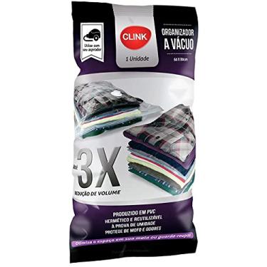 Imagem de KIT 6PÇS DE SACOS PLÁSTICO ORGANIZADOR VÁCUO PLÁSTICO 60X80CM