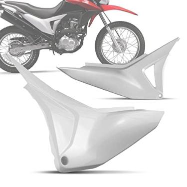 Imagem de TAMPA LATERAL PRO TORK BROS 160 2015/17 (PAR) BRANCO ROSS