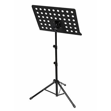 Imagem de ORQUEZZ Estante Para Partitura Metal Dobrável - 1 Prateleira - Industrial - Suporte para Partitura