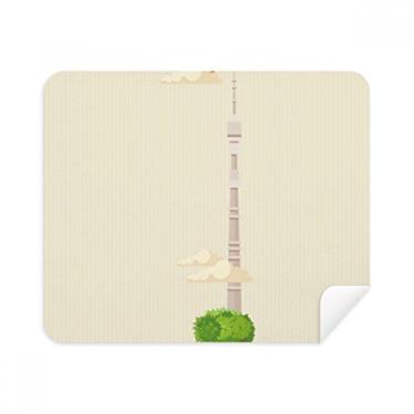 Imagem de Illustration Russia Landmark National Symbol Pano de limpeza Limpador de tela 2 peças Tecido de camurça