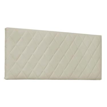 Imagem de Cabeceira Painel Queen 1,60m Esmeralda Corano Branco