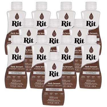 Imagem de Rit Corante Líquido Multiuso | Pacote com 12 | Funciona com Misturas de Algodão, Seda, Madeira e Outros Tecidos/Tecidos | Crie Cores e Desenhos Personalizados