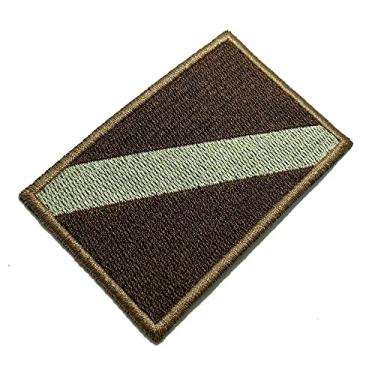 Imagem de BD0175T04 Bandeira Mergulhador Patch Bordado Termo Adesivo