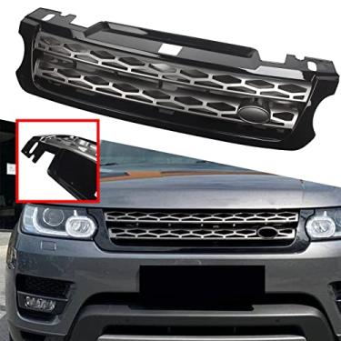 Imagem de FINMOKAL Grelha Frontal Cinza Grelha De Ventilação Para Range Rover Sport 2014-2017 Lr054765 Preto