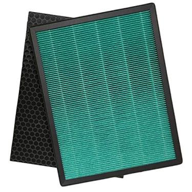 Imagem de Nispira Filtro HEPA True + Kit de pré-filtro de carbono ativado, substituição, compatível com purificador de ar ultra-silencioso Rabbit Air BioGS 2.0, modelo SPA-550A e SPA-625A, 1 pacote