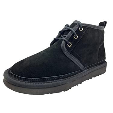 Imagem de ZEYIwearable Masculinas Botas De Neve De Inverno 8 Preto