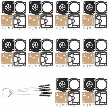 Imagem de QAZAKY Kit de reparo de reconstrução de carburador 10 peças para RB-31 034 MS340 036 MS360 044 Zama C3A-S31C C3A-S31D C3A-S31E C3A-S38 C3A-S38A C3A-S38B C3A-S39 C39 C3A-S3A-S3A-S3A-S39 C3A-S3A-S3A-S3A