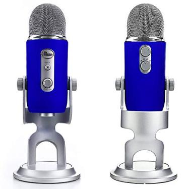 Imagem de YOUSHARES Protetor Blue Yeti – Capa de silicone de proteção total para microfone Yeti e Yeti Pro (azul Yeti)