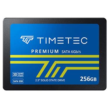 Imagem de Timetec SSD de 256 GB 3D NAND SATA III 6 Gb/s 2,5 polegadas 7 mm (0,28") Velocidade de leitura até 550 MB/s SLC Cache Performance Boost Unidade interna de estado sólido para PC, computador, desktop e laptop (256 GB)