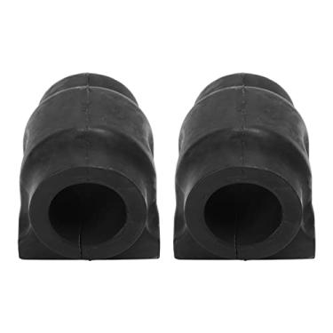 Imagem de Bucha estabilizadora, 2 peças de borracha flexível suspensão dianteira bucha de barra estabilizadora para carros