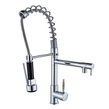 Imagem de TORNEIRA GOURMET MONOCOMANDO COZINHA ALTO PADRÃO COM DUCHA EXTENSÍVEL E MISTURADOR