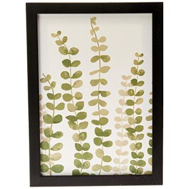 Imagem de Arte Maníacos Quadro Decorativo Tela Canvas Samambaia Folhas - 65x46cm (Moldura caixa laca preta)