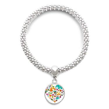 Imagem de DIYthinker Reino da Tailândia tailandesa tradicional alfândega corrente de joias com pingente redondo