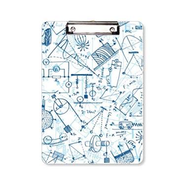 Imagem de Quadro de mecânico eletromagnético azul com placa de apoio A4