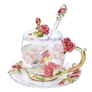 Imagem de PAYNAN Caneca de café criativa, canecas de vidro, xícara de chá, utensílios de cozinha, copo de café da manhã