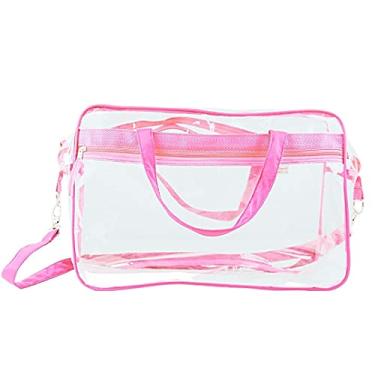 Imagem de BOLSA MATERNIDADE TRANSPARENTE - ROSA BEBÊ