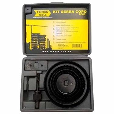 Imagem de Serra Copo para Gesso e Madeira com 08 peças