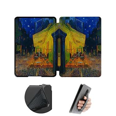 Imagem de Sakenitly Soft TPU Case para Kindle Paperwhite 11th 2021 Release, Design de Descanso de Mão, 6,8 Polegadas Case com Função de Despertar/Sono Automático - Caso Não Adequado para Kindle 11th